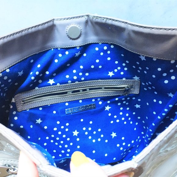 Marc Jacobs patent leather nude taupe shoulder bag / purse - Picture 4 of 16